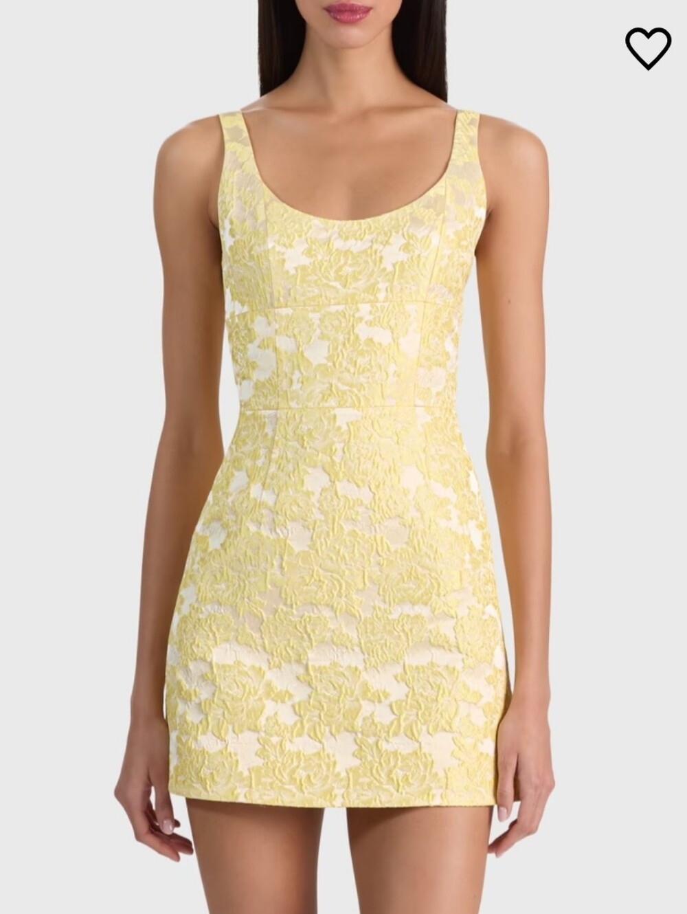 Charlotte Scoop Neck Mini Dress in Butter
Alice + Olivia.